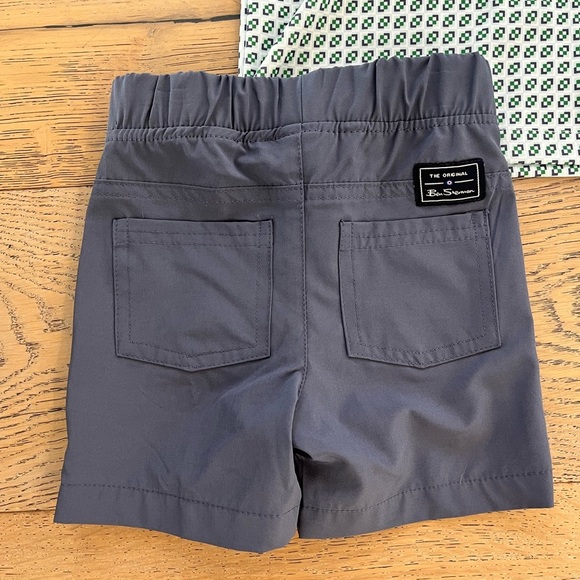 Ben Sherman 12 month outfit short set polo golf prep green blue - Picture 6 of 6